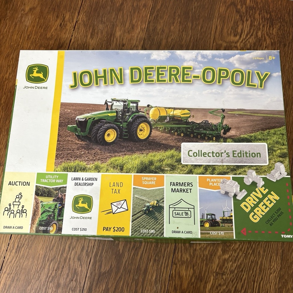 John Deere-opoly Board Game Limited Collectors Edition Used Complete